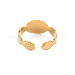 Ионное покрытие (ip) 304 нержавеющая сталь открытый манжета палец оправа кабошон STAS-S119-161G