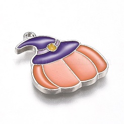 Pendentifs en émail en alliage thème halloween&nbsp;LS-ENAM-J649-07P