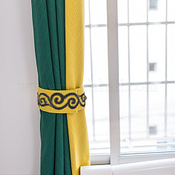 Утюжить/пришить полиэстеровую вышивку «благоприятные облака» кружевной лентой&nbsp;OCOR-WH20020-06B