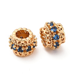 Латунные микро проложить Цирконий Европейский бисером KK-H513-06G