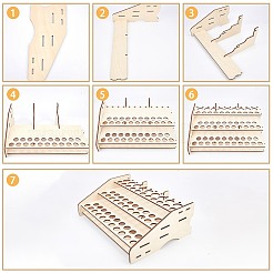 Стеллаж для хранения инструментов из липы ODIS-WH0008-12