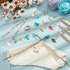 35 Stück Schaf-DIY-Strickwerkzeug-Sets&nbsp;HJEW-NB00057