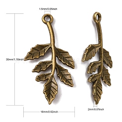 Сплавочные подвески тибетского стиля TIBE-Q050-27AB-LF