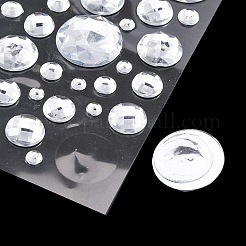 Transparenter Acryl Strass Aufkleber&nbsp;DIY-WH0067-05F