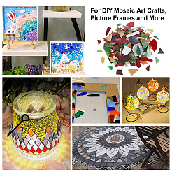 Многоцветная стеклянная мозаика MOSA-WH0001-03B