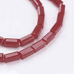 Abalorios opacas de vidrio hebras&nbsp;EGLA-E008-3x6mm-05