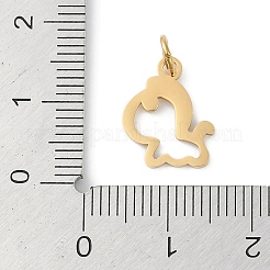 Anhänger aus Edelstahl 304&nbsp;STAS-L279-001G-07