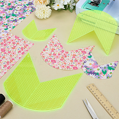 3шт акриловые многофункциональные линейки&nbsp;DIY-WH0349-411