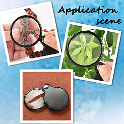 4 шт. увеличительное стекло&nbsp;AJEW-SP0002-48