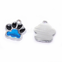 Pendentifs émail en alliage de zinc&nbsp;ENAM-WH0050-03P-RS