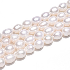 Нити из натурального культивированного пресноводного жемчуга PEAR-N012-07W