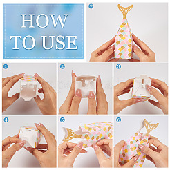 12шт 2 цвета бумажные коробки конфет&nbsp;CON-TA0001-16