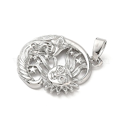 Латунные микро проложить кубического циркония подвески&nbsp;KK-P334-07P