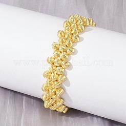 Латунные браслеты для женщин BJEW-M104-02G