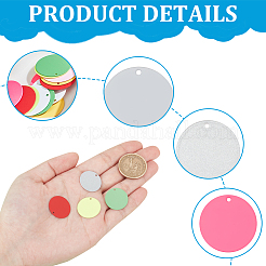 32 шт. 8-х цветные латунные подвески с покрытием из запекаемой краски&nbsp;KK-WR0001-20