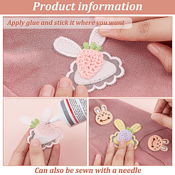 34 шт. 11 стиля пришивных компьютерных вышитых нашивок на одежду из полиэстера PATC-FG0001-09