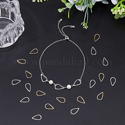 60 шт. 2-х цветные латунные соединительные кольца&nbsp;KK-HS0001-47