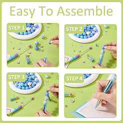 Пластиковые шариковые ручки&nbsp;DIY-TA0012-72