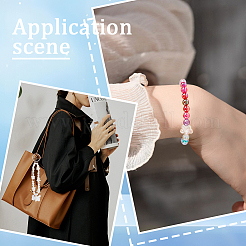 600шт 24 цвета прозрачные акриловые бусины&nbsp;MACR-SP0001-51A