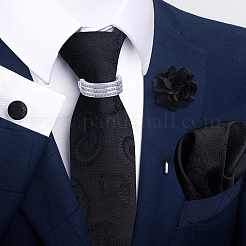 Зажимы для галстука из цинкового сплава с прозрачным кубическим цирконием&nbsp;AJEW-WH20096-01