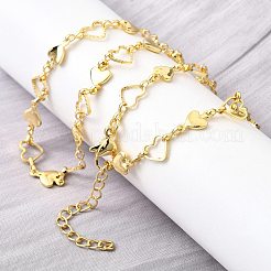 Ожерелья с цепочкой из меди NJEW-D314-01G