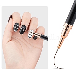 5 Stück Kunststoff-Nagelkunst-Linienpinsel&nbsp;AJEW-WH20816-069B