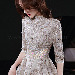 Аппликации из горного хрусталя с цветочным узором&nbsp;AJEW-FG0002-40B