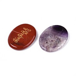 Кабошоны из натурального смешанного камня G-T142-49