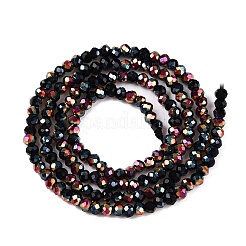 Стеклянные бусины с гальваническим покрытием &nbsp;EGLA-T021-04C