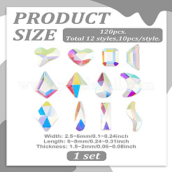 Стеклянные стразы кабошоны&nbsp;DIY-WH0699-26B