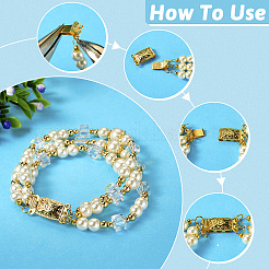 8 шт. 8 стиля застежек-коробок из нержавеющей стали 304&nbsp;STAS-TA0002-60