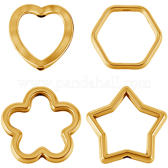 120шт. 4-х стилевая оправа из сплава&nbsp;FIND-SP0004-14