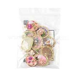 10шт 10 стиля подвески из сплава с эмалью ENAM-FS0003-28