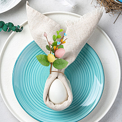 Ткань из крученого шелка с кольцами для салфеток из пеноматериала&nbsp;AJEW-WH20006-156C