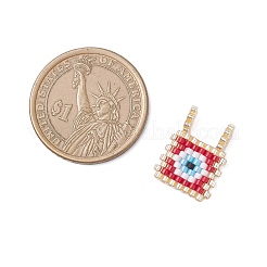 Стеклянные подвески из бисера PALLOY-MZ01013-02