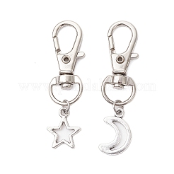 Подвеска в виде звезды и луны в тибетском стиле&nbsp;HJEW-JM03206