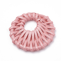 Ciondolo a mano canna dipinta / pendenti intrecciati in rattan&nbsp;X-WOVE-N007-03D