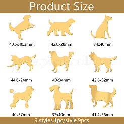 Никелевые декоративные наклейки DIY-WH0450-156