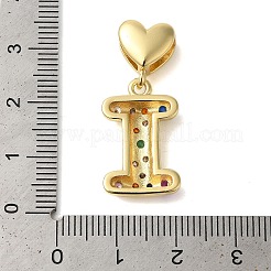 Покрытие стойки латунь микро паве прозрачные перданты из кубического циркония KK-C067-12G-I