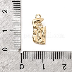 Ciondoli in ottone con pavé di zirconi chiari&nbsp;ZIRC-L106-02G-03