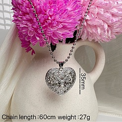 Винтажные подвески в виде полого сердца из сплава для женщин&nbsp;LG2070