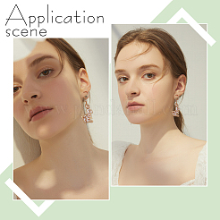 6 пара сережек-гвоздиков из нержавеющей стали 304&nbsp;STAS-DC0006-90