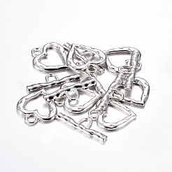 Застежки тоггл в тибетском стиле &nbsp;LS-TIBE-S002-P-LF