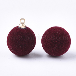 Флокированные акриловые подвески&nbsp;FIND-T046-33D-05