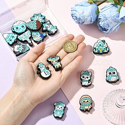 15 ensemble de 15 perles en silicone sur le thème de l'hiver&nbsp;SIL-CJ0003-16