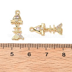 Латунные микро проложить кубического циркония подвески&nbsp;KK-A259-33G