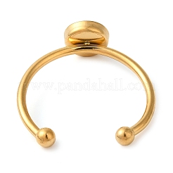 Componentes de anillo de puño abierto de acero inoxidable 304 con recubrimiento iónico (IP)&nbsp;X-STAS-I306-05A-G