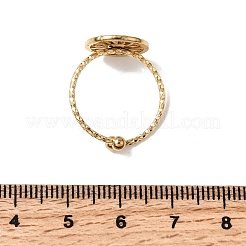 Регулируемые манжеты из нержавеющей стали 304 с открытыми кольцами RJEW-H264-02G