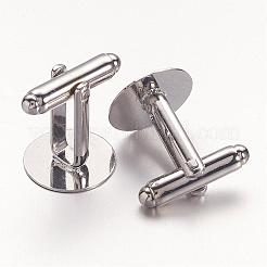 Латунные запонки  X-KK-G216-P