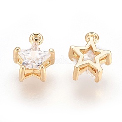 Ottone fascino zirconi&nbsp;X-KK-R015-108G